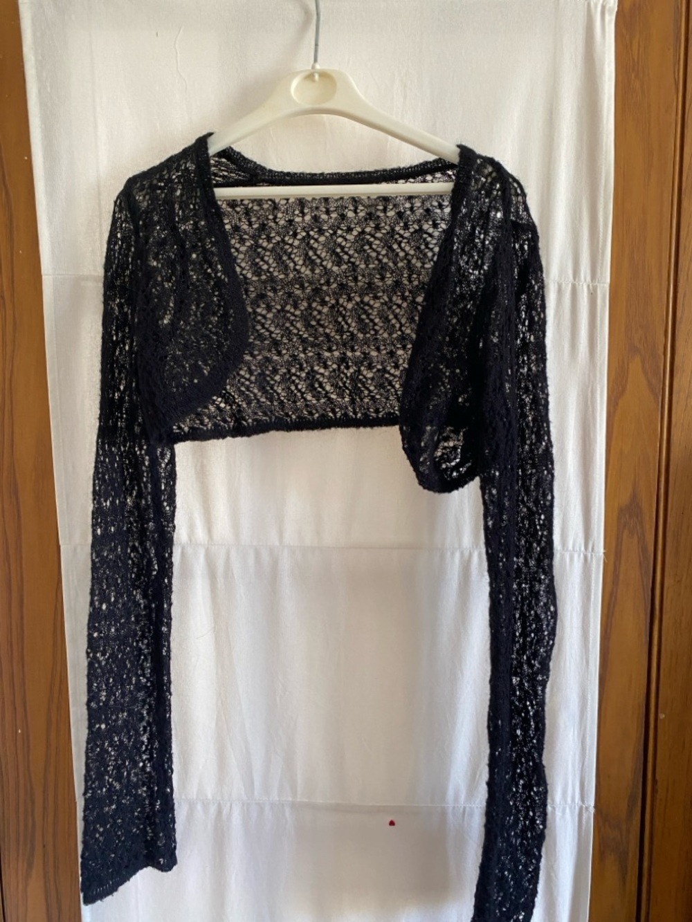 Black Lace Bolero Shrug - Women Sweater